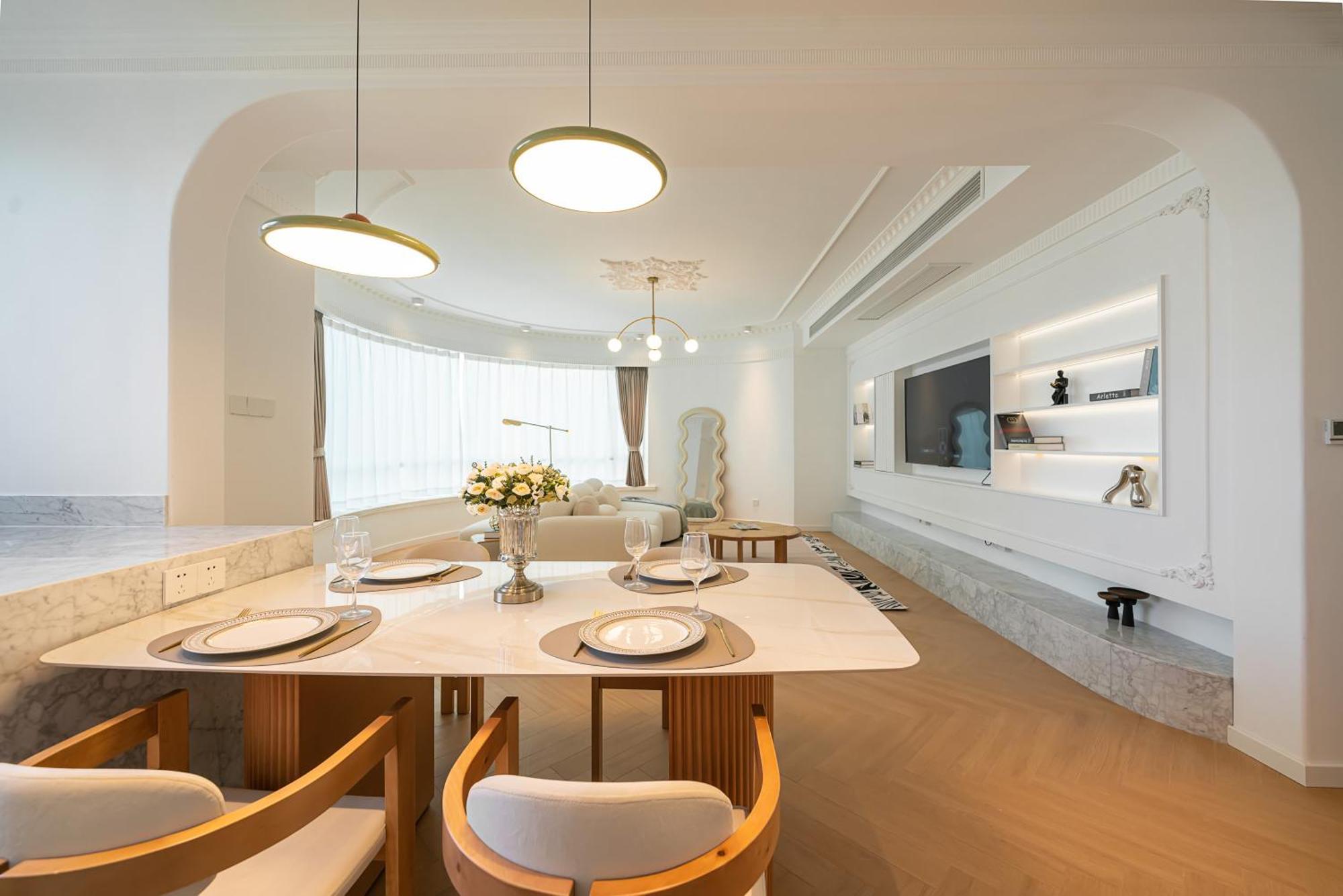 Eastern Hub - Bund Branch Simply Luxurious 4 King Beds, Big French Windows With Bund Views Apartamento *