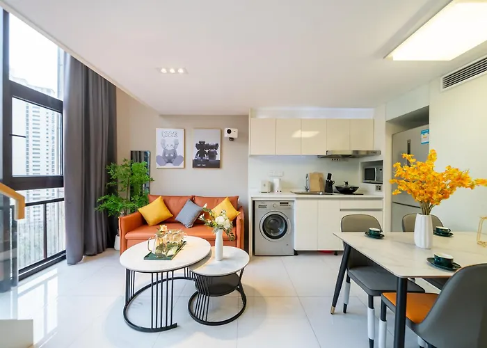 Shanghai Hills & Wanye Prime Spacious Loft With Multi Rooms Near Metro Line 13 And The Bund