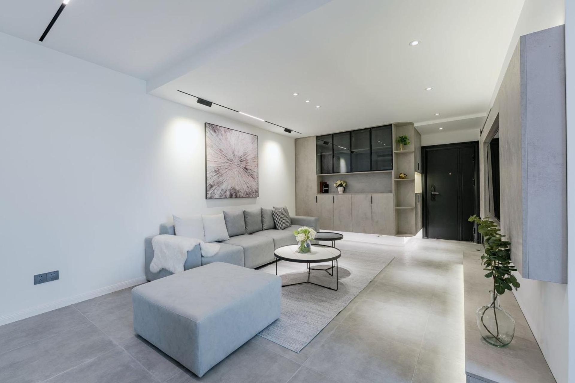 Eastern Hub - Zhongshan Park Metro Station 50m, Modern Light Three-bedroom Apartamento *