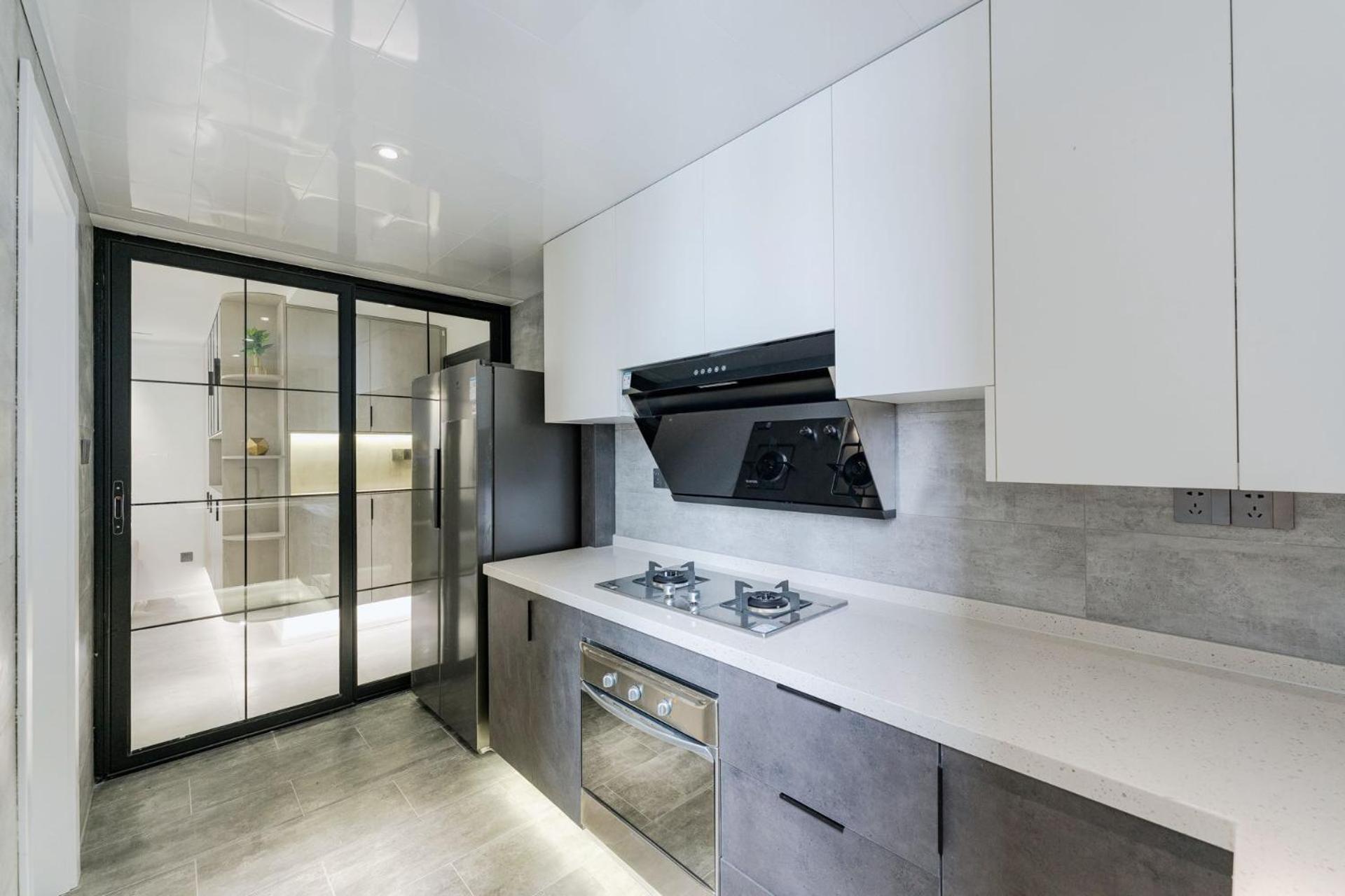 Apartamento Eastern Hub - Zhongshan Park Metro Station 50m, Modern Light Three-bedroom Xangai