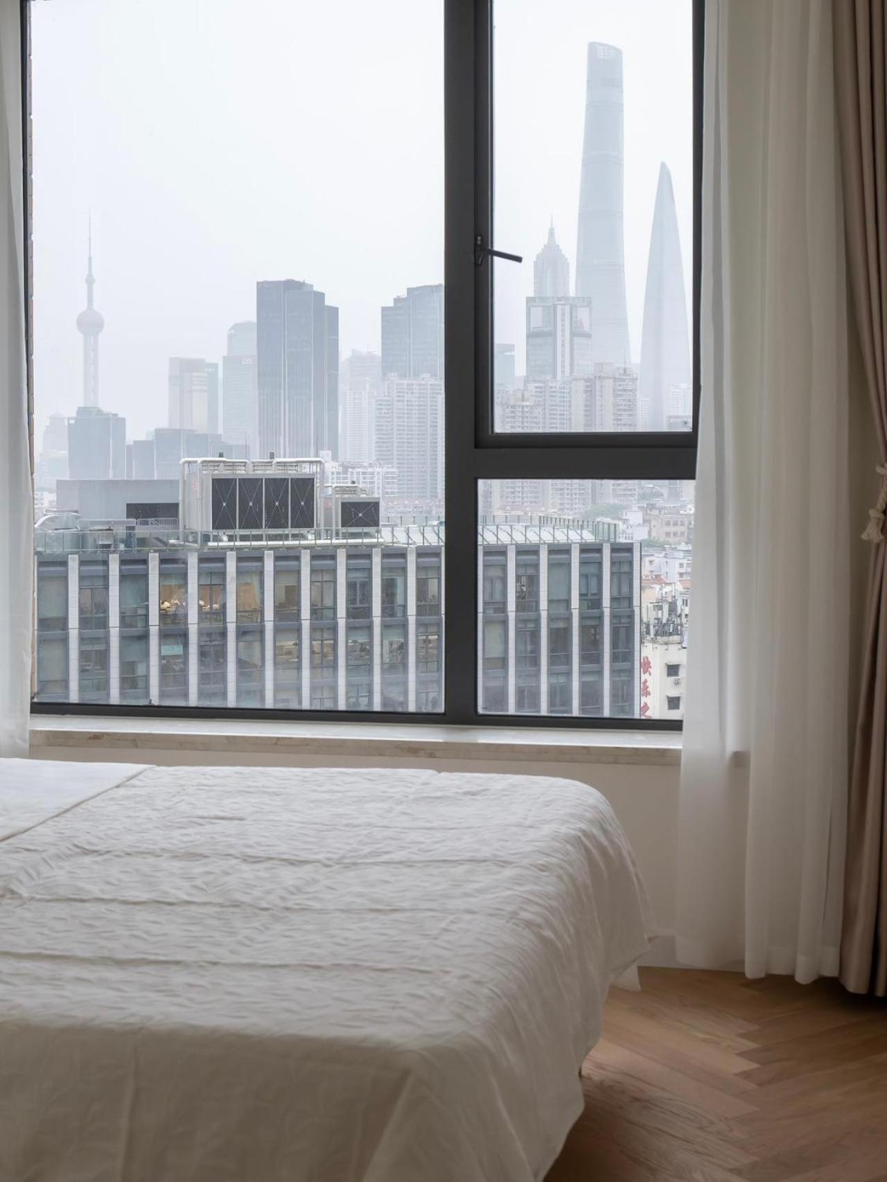 In The Of Center With Bund View And Orient-al Pearl Tv Tower View Apartamento
