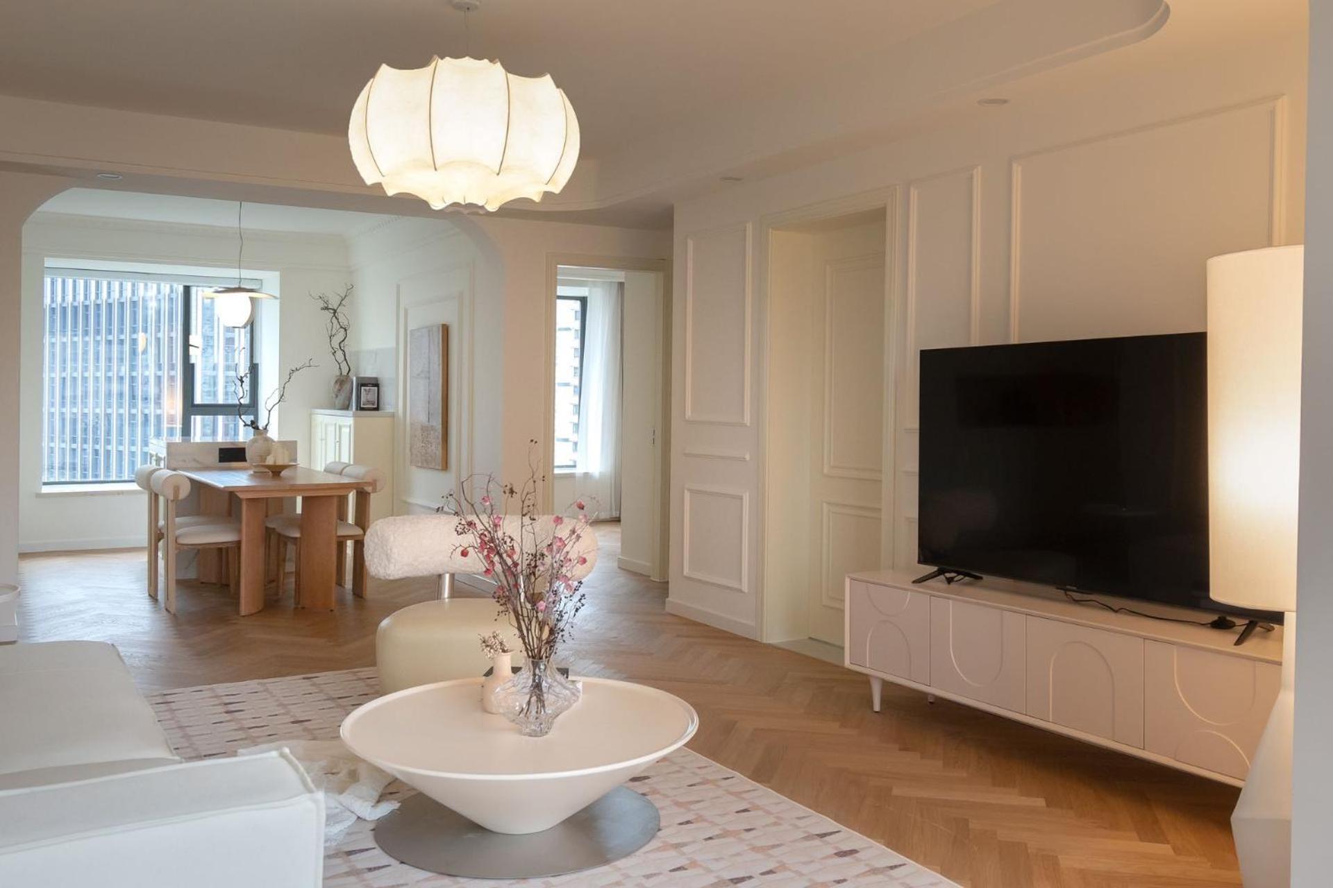 In The Of Center With Bund View And Orient-al Pearl Tv Tower View Apartamento
