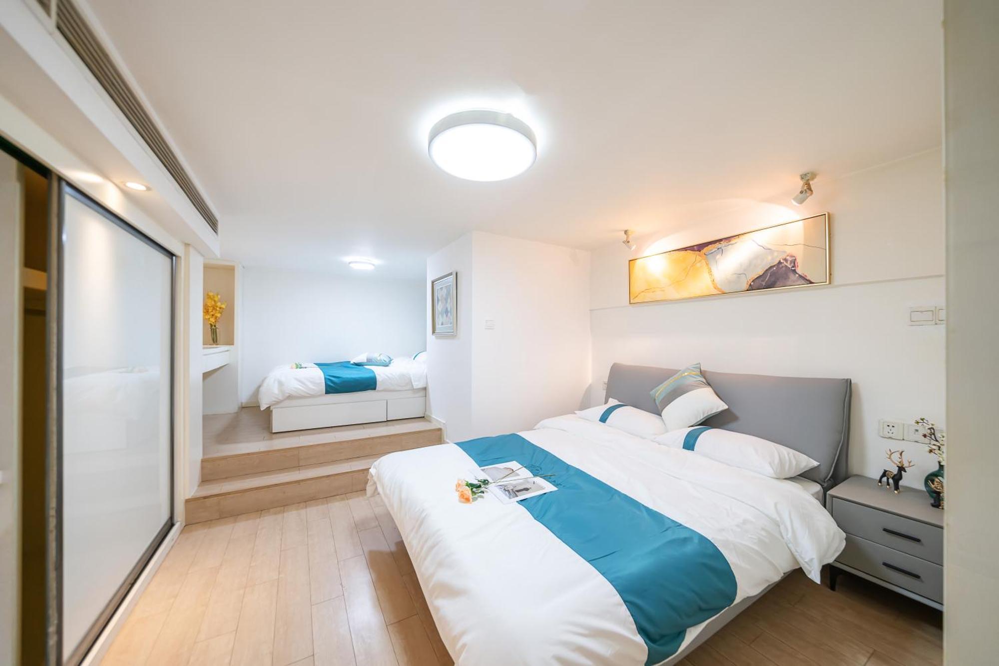 Apartment Hills & Wanye Prime Spacious Loft With Multi Near Metro Line 13 And The Bund