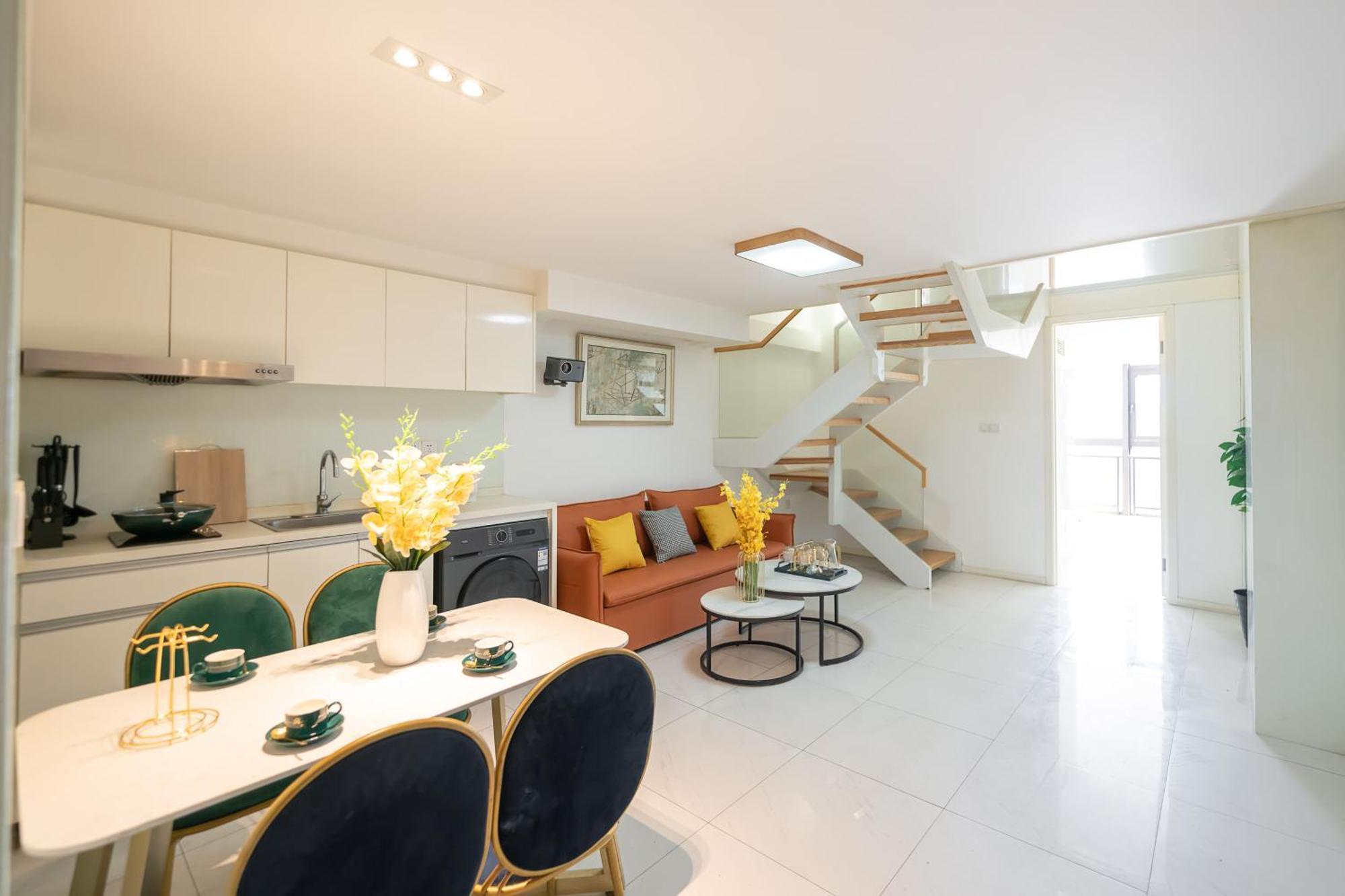 Apartment Hills & Wanye Prime Spacious Loft With Multi Near Metro Line 13 And The Bund Shanghai