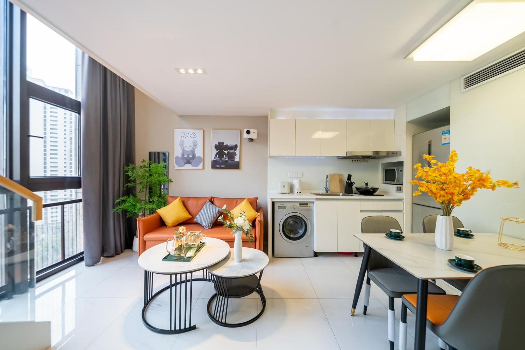 Apartment Hills & Wanye Prime Spacious Loft With Multi Near Metro Line 13 And The Bund Shanghai